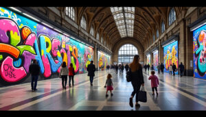 découvrez comment le street art transforme les couloirs de la gare saint-lazare en galerie à ciel ouvert. plongez au cœur d’un parcours artistique vibrant, mêlant créativité et surprises dans l’un des lieux les plus fréquentés de paris.