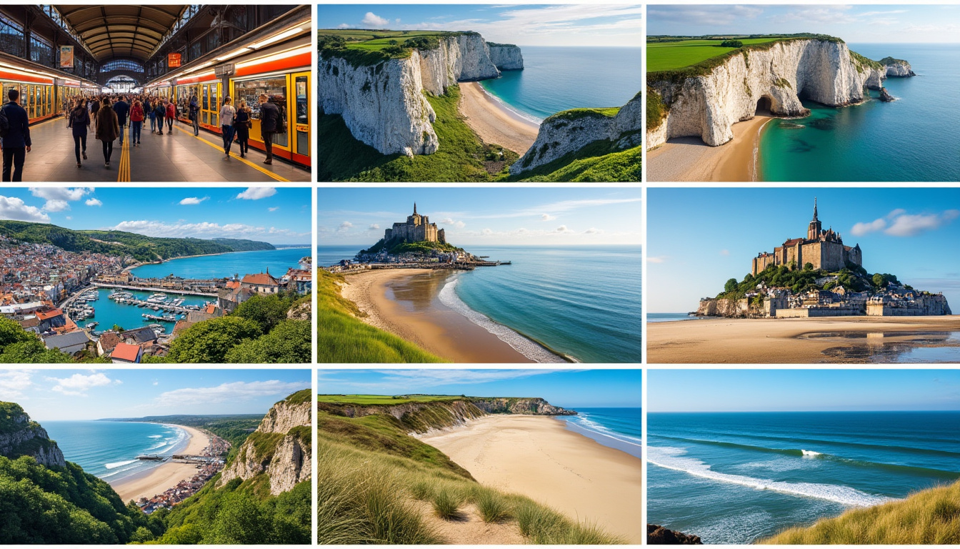 découvrez les 5 meilleures escapades à faire en normandie au départ de la gare saint-lazare : paysages côtiers, villages charmants et activités dépaysantes à seulement quelques heures de paris.