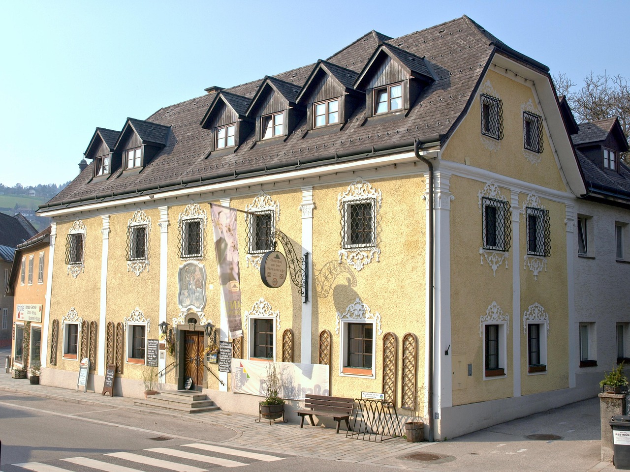 ybbsitz, guesthouse, house, building, historic, old, austria, front, exterior, facade, guesthouse, guesthouse, guesthouse, guesthouse, guesthouse
